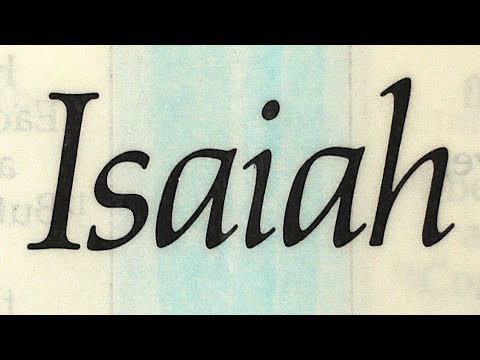 Holy Bible - Isaiah 11 : 1 - 16