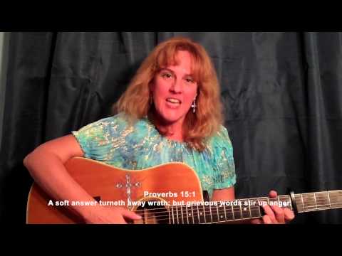 Proverbs 15:1 A soft answer KJV, Sing Along with dee