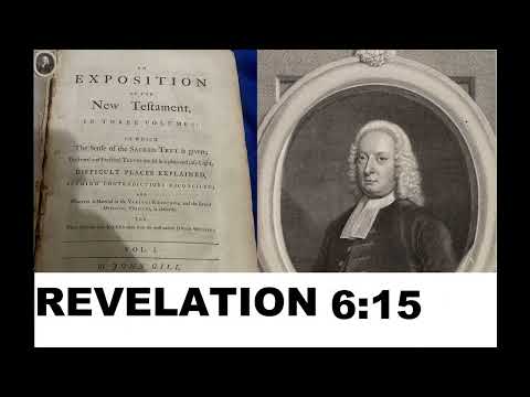 Revelation 6:15 - John Gill- Exposition of the Entire Bible Verse by Verse