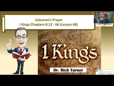 I Kings 8:12 - 66 (Lesson #8)