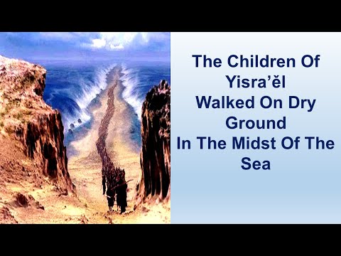The Children Of Yisrael Walked On Dry Ground Through The Sea - Exodus 14:1-31
