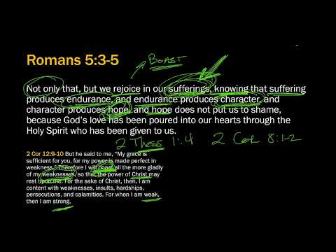 Romans 5:3-5