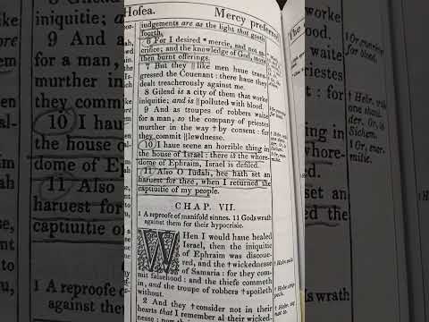 Hosea 6:10-11  I have seen an horrible thing in the house of Israel.