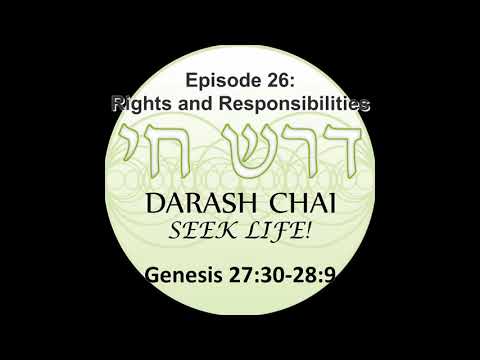 Podcast 26: Rights and Responsibilities – Genesis 27:30-28:9