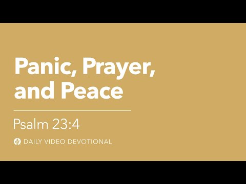 Panic, Prayer, and Peace | Psalm 23:4 | Our Daily Bread Video Devotional