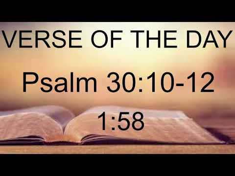 Psalm 30:10-12