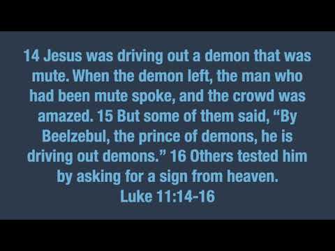 Luke 11:14-16