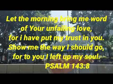 PSALM 143:8
