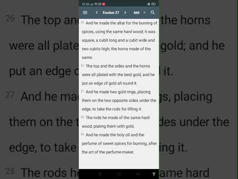 Exodus 37:25-29