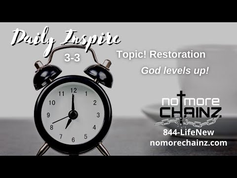 3-3, God levels up! Joel 2:25-26