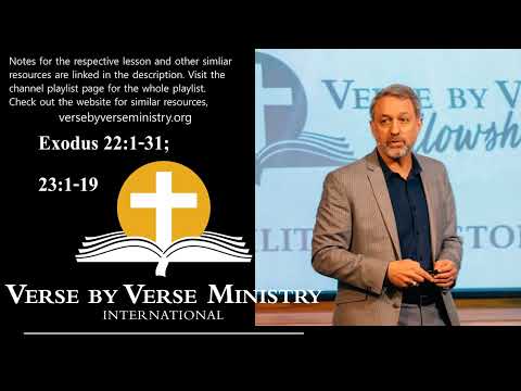 Exodus 22/23 | Exodus 22:1-31; 23:1-19 | VBVM | Stephen Armstrong