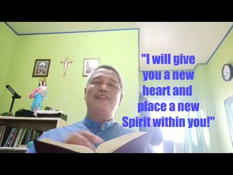 Ezekiel 36: 23-28   #oplanisnabero  (Aug.22,2018)