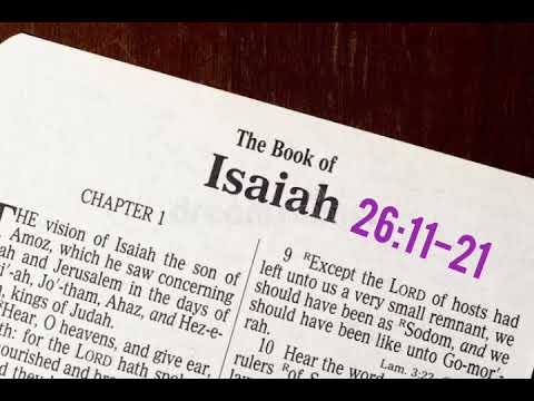 Isaiah 26:11-21