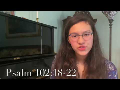 S.O.A.P. Psalms 102:18-22