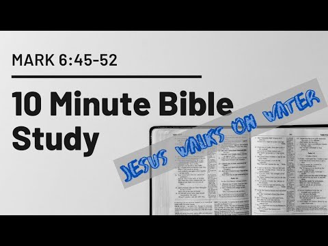 Jesus Walks on Water // Mark 6:45-52 (Mark Ep. 17)