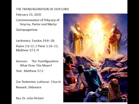 Matthew 17:2 The Transfiguration - What Does This Mean?