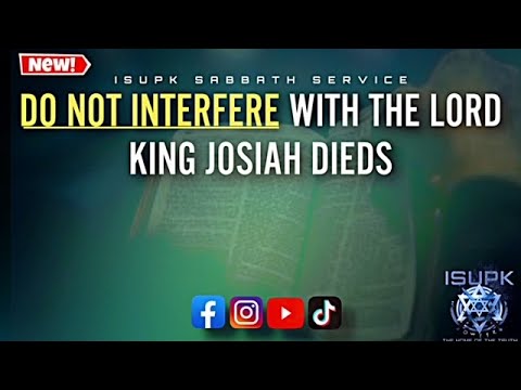 ISUPK Sabbath Service 2 Chronicles 34:18 - Chronicles 36:6 - Washington D.C. #ISUPK