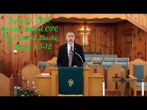 20200726  - 1 Kings 3:5-12