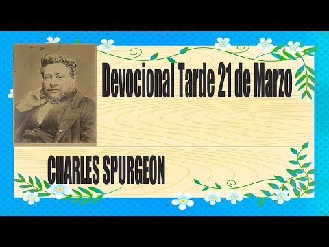 Devocional/Charles Spurgeon/Tarde 21 de Marzo , Job 38:31