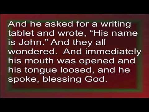 Zechariah's Song - Luke 1:57-79