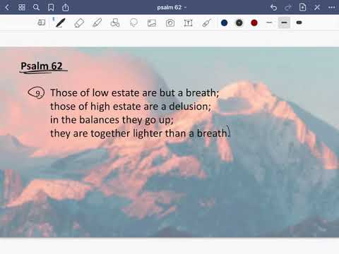 Psalm 62:9 Memorization