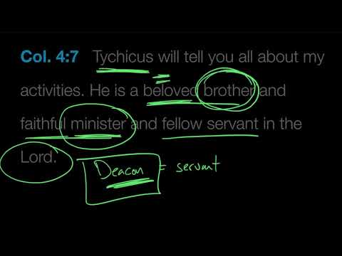 Verse by Verse: Colossians 4:7