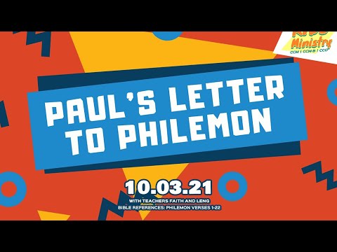 A Letter of Paul to Philemon |Philemon 1:1-22
