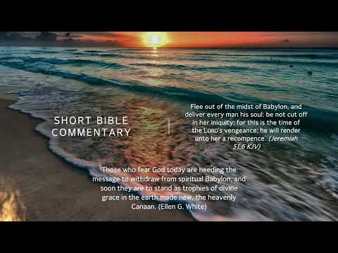 Jeremiah 51:6 - Short Bible commentary