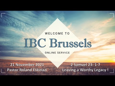 Leaving a Worthy Legacy ! - 2 Samuel 23:1-7