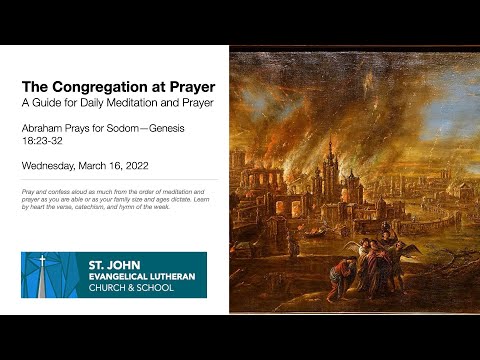 Abraham Prays for Sodom—Genesis 18:23-32
