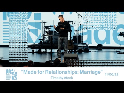 Made for Relationships: Marriage // Genesis 2:18-25 // Watermark Community Church