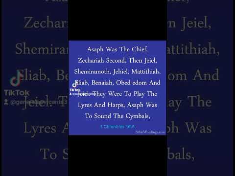 1 Chronicles 15:29-16:11