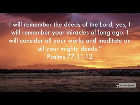 Psalm 77:11-12
