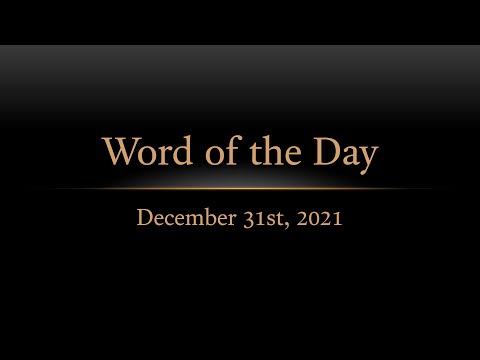 TURFJC Word of the Day for December 31st, 2021: 2 Samuel 22:5-7