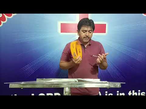 Sermon/ Message by Dr Sunil VK Gaddam on Isaiah 54:9-12 - "I will rebuild you..."