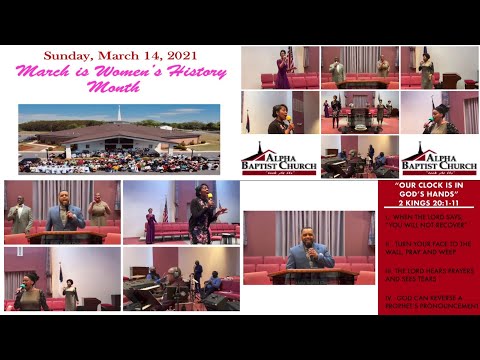 3.14.21 Sunday Service Live Stream | "Our Clock is in God’s Hand"  |  2 Kings 20:1-11