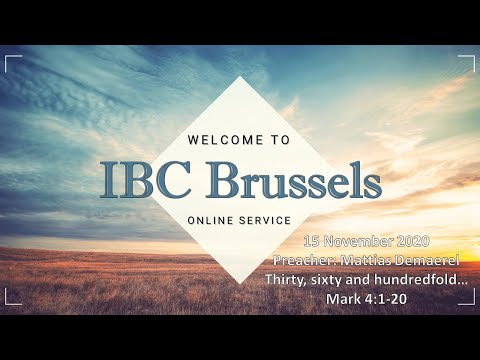 Thirty, sixty and hundredfold… - Mark 4:1-20