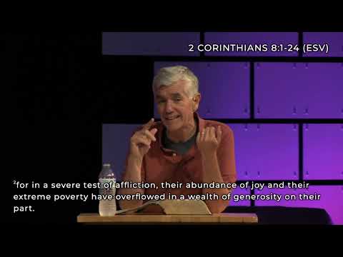 Pastor's Bible Study 2 Corinthians 8:1 - 8:17