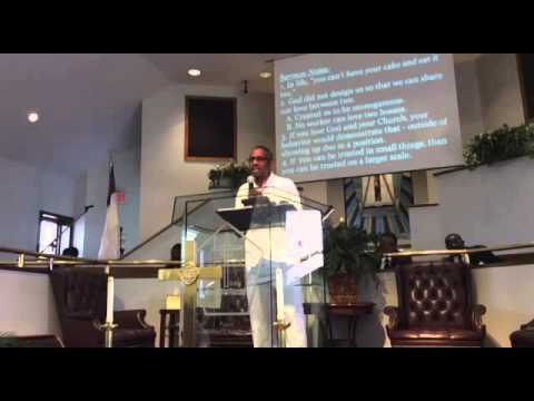Pastor W. J. Sanders, "You Can't Have it Both Ways" Luke 16:10-15