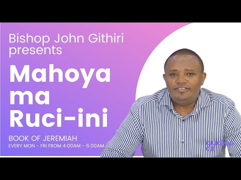 Nĩ kĩ gĩtũmĩte ũikare ta mũndũ mũmaku || Jeremiah 14:9: Mahoya ma Ruciini: 3rd March 2022.