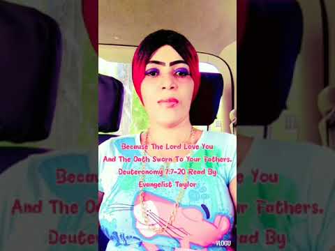 @Share Your Testimony Globally. Because The Lord Love You. Deuteronomy 7:7-20 By Evangelist Taylor