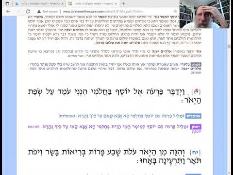 Gen. 41:16- Yosef Saves the World by DREAMS!