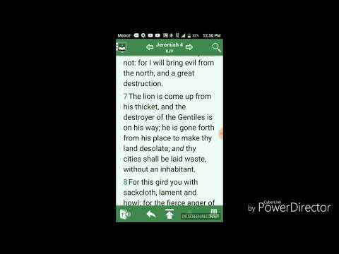 Jeremiah 4:7 (Quick SCRIPTURE)