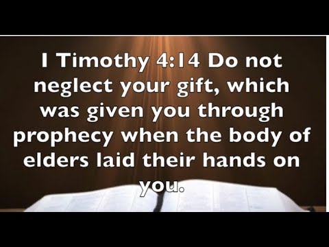 I Timothy 4:14 -  Is The Lord Applauding You?