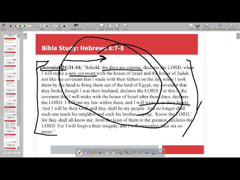 Bible Study Livestream: Hebrews 8:7-8