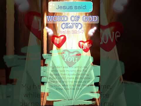 Word of God: Psalm 39:1-7