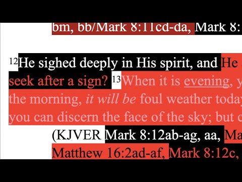 312. Wicked, Adulterous Generation. Only the Sign of Jonah. Matthew 16:2 4, Mark 8:12