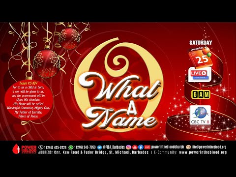 O What A Name | Isaiah 9:5 | Rev. Dr. Eric Peters