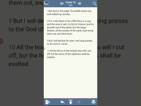 quick hit: Psalms 75:6-10