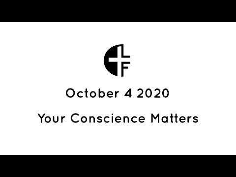 October 4th - Your Conscience Matters (1 Peter 3:16,17)